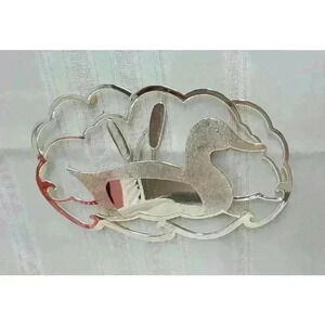 VTG-Oneida-Silver Plated Duck Trivet
